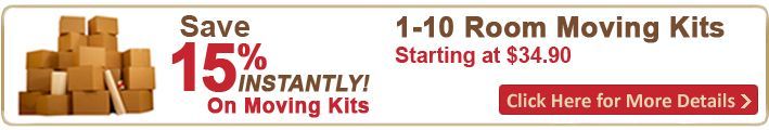 Save 15% on Moving Kits Save 15% on Moving Kits