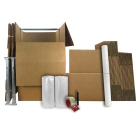 Boxengine Wardrobe Moving Boxes Kit #3 is a complete kit to do your packing and protect your goods during transit 