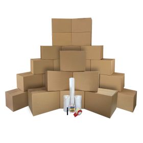 6 Large  and 22 medium boxes to pack your goods Boxengine Bigger Boxes Smart Moving Kit #2