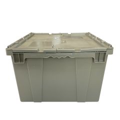 UBMOVE Handheld Attached Lid Container 24" x 19.5" x 12.6" Gray
