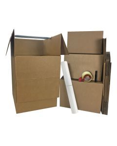Moving uBox Kit- Different Sizes of boxes  and Supplies.