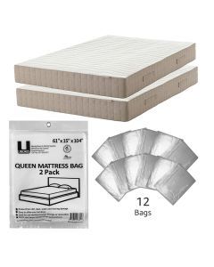 12 pack queen covers, cover either your mattress or box spring
