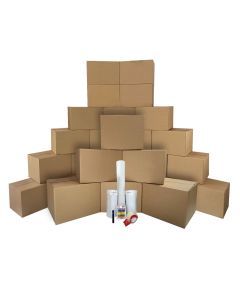6 Large  and 22 medium boxes to pack your goods Boxengine Bigger Boxes Smart Moving Kit #2