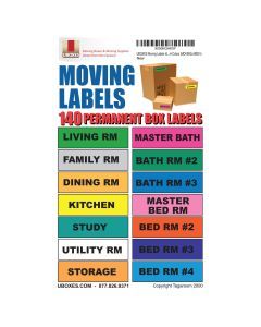 Moving Labels Pack of 140