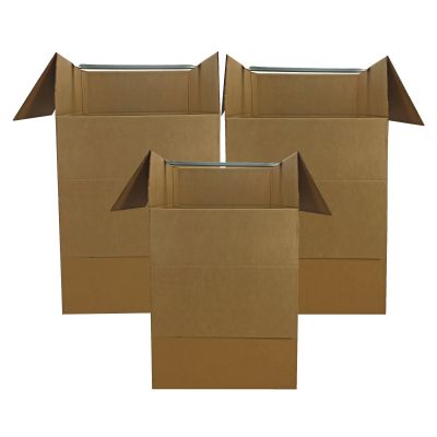 Effortlessly transport your hanging clothes and keep them wrinkle-free during your move Large Wardrobe Boxes from UBMOVE
